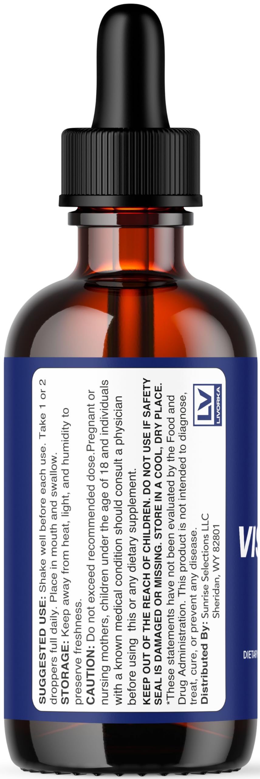 Dropper and Visium Max Drops bottle