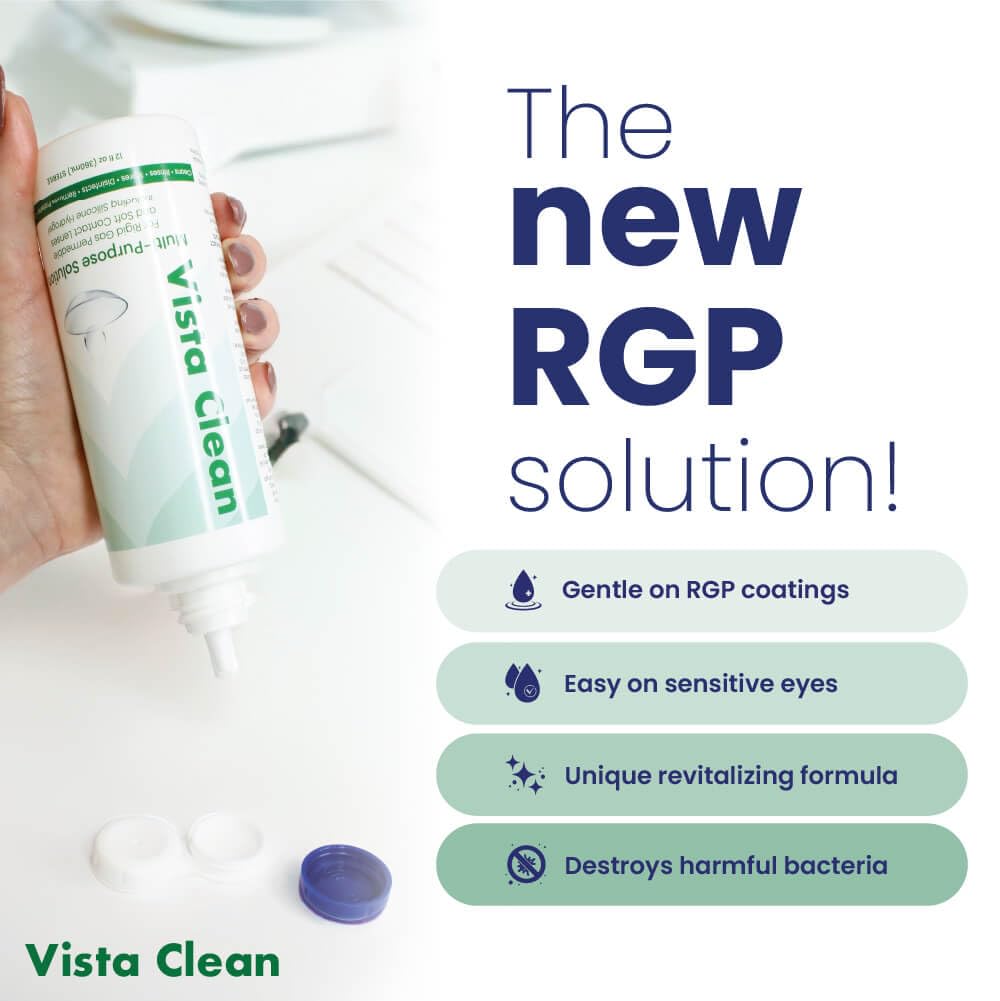 Sterile 100 mL bottle of Vista Clean