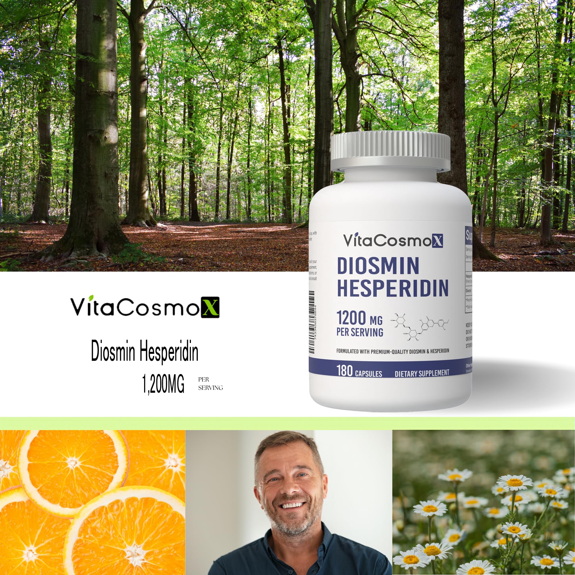 GMP-certified manufacturing badge and gluten-free icon on packaging