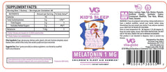 VITA GLOBE Kid's Sleep Gummies Pack of 2 Bottles