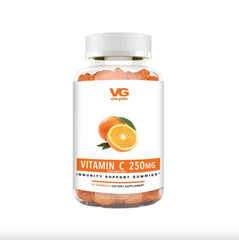 Bottle of VITA GLOBE Vitamin C gummies 250mg