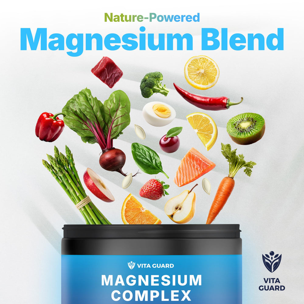 Wellness lifestyle image featuring sleep, muscle, nerve and heart health themes