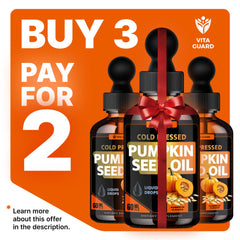 Vita Guard pumpkin seed oil drops 60ml bottle