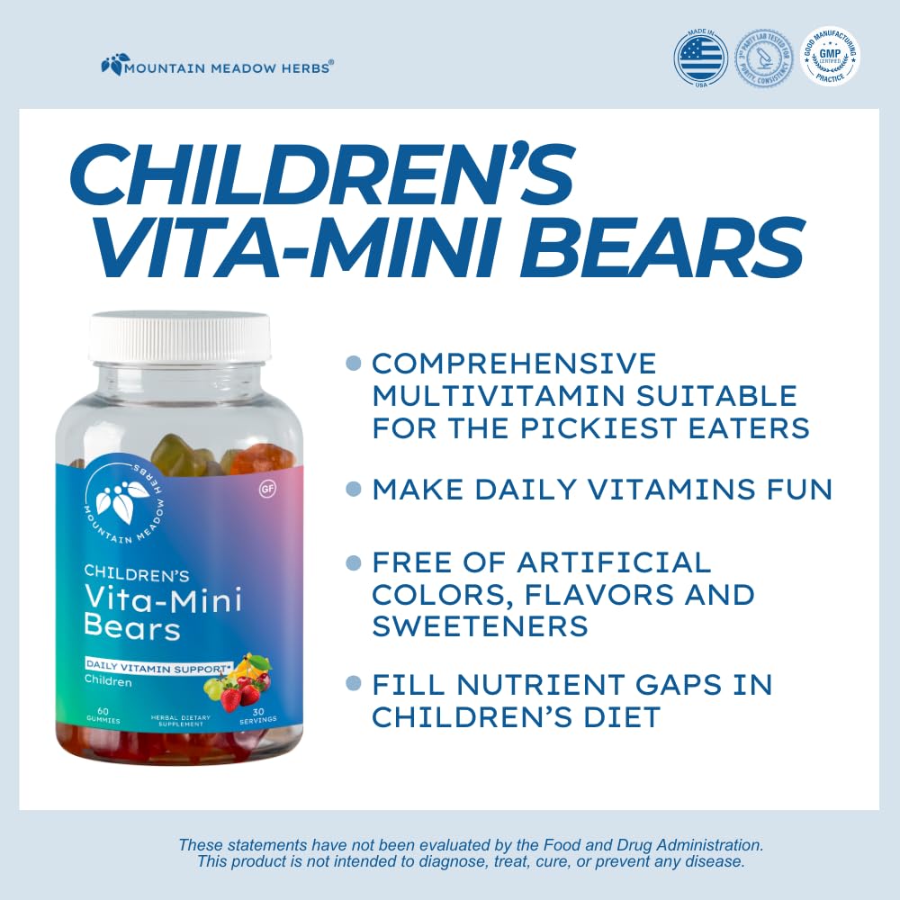 Fruit flavored Vita-Mini Bears gummies for kids