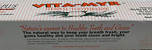 Zinc-enriched, sugar-free, fluoride-free, gluten-free toothpaste features