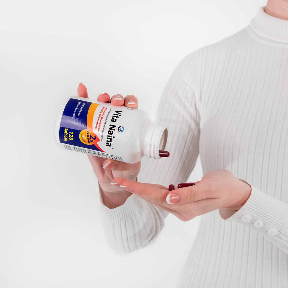 Vita Naina AREDS2 eye vitamins label