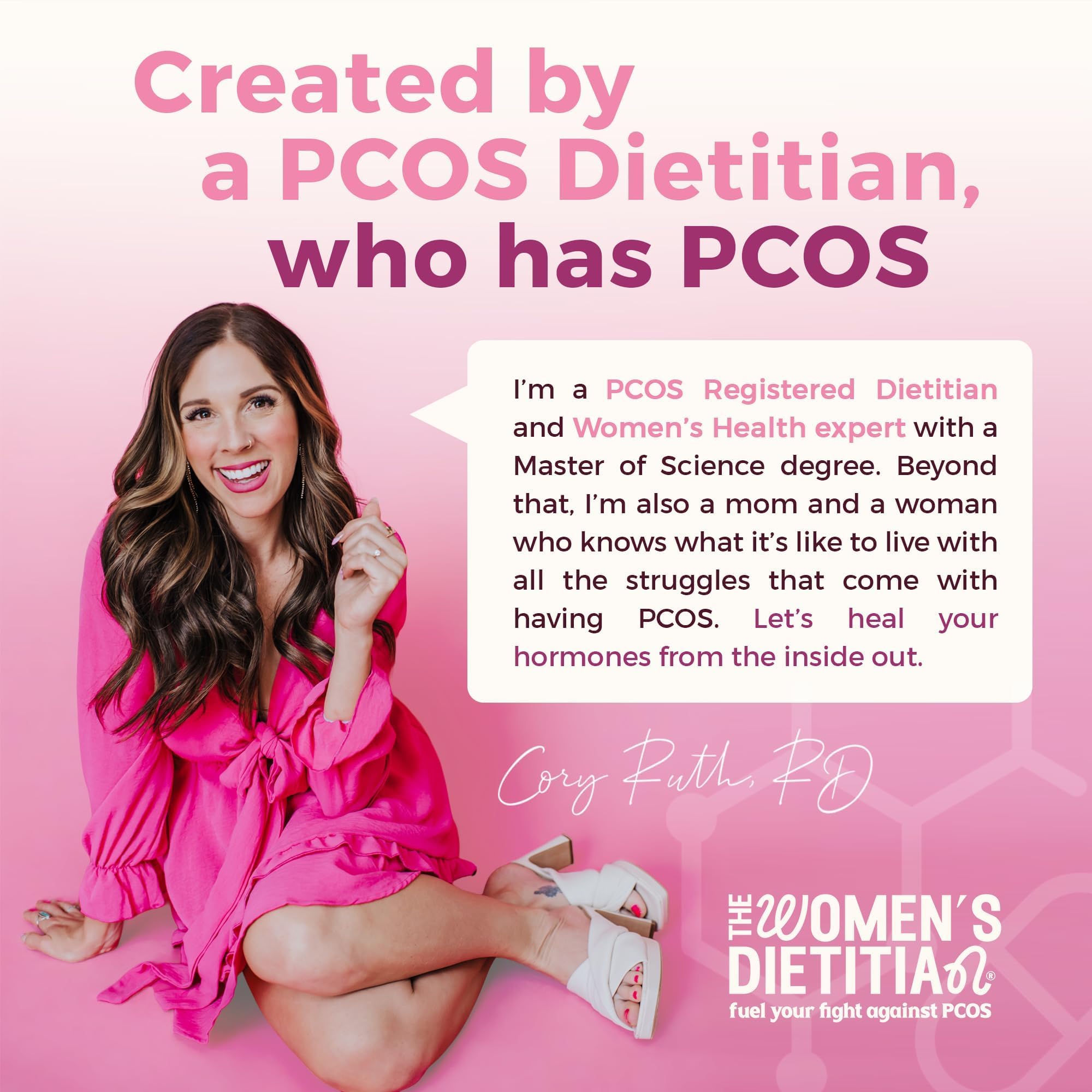 VITA-PCOS mixed into a smoothie showing convenient daily use on the go