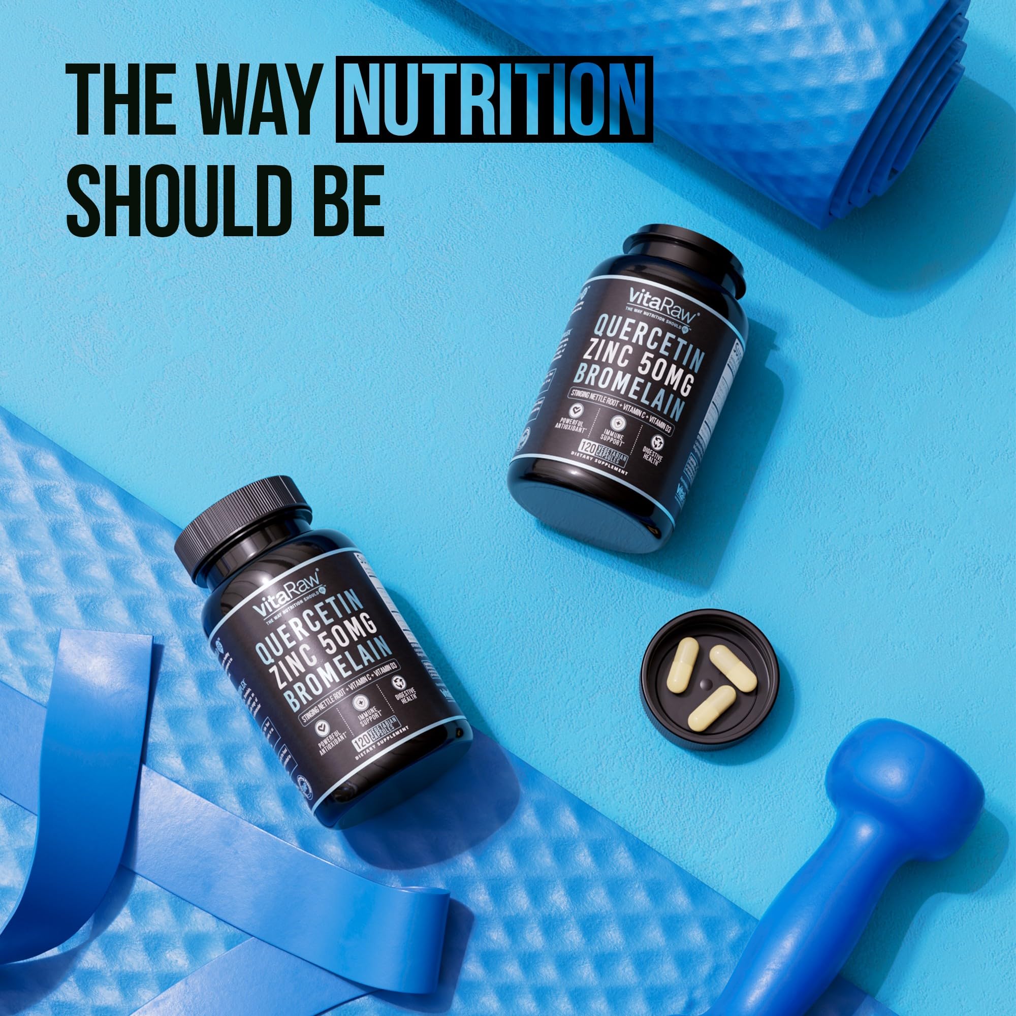 Vitamin D3 5000 IU and other nutrients highlighted on label