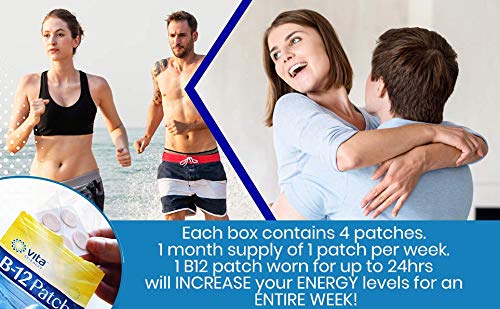 Discreet B12 patch application behind the ear