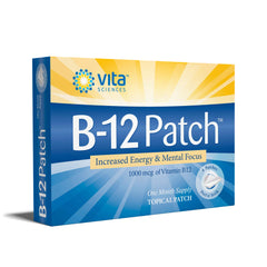 Vita Sciences B12 patch front view with packaging