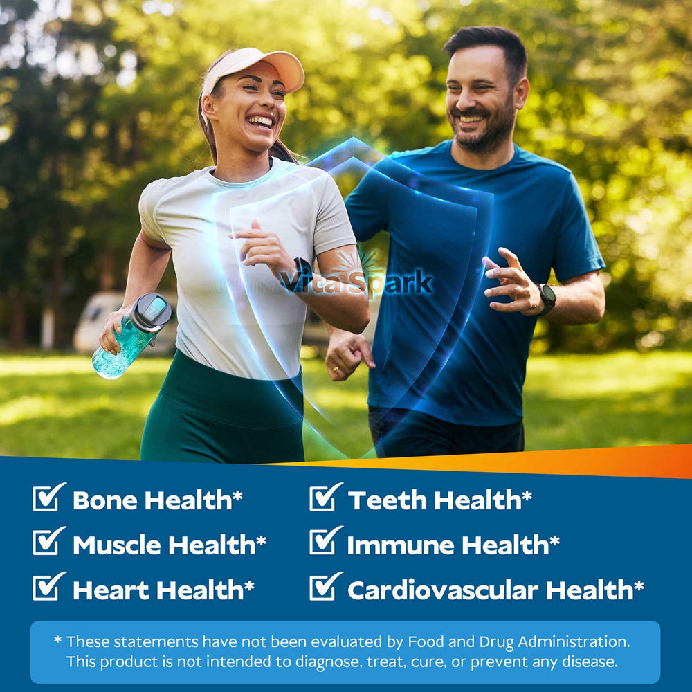 Vita Spark allergen-free ingredients label