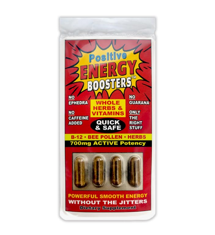 VitaBoost Positive Power Energy Boosters bottle and capsules