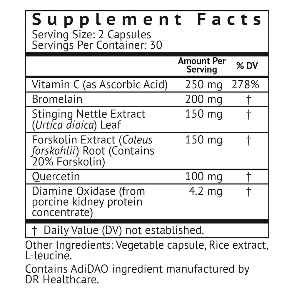 VitaMonk HistaResist bottle side view