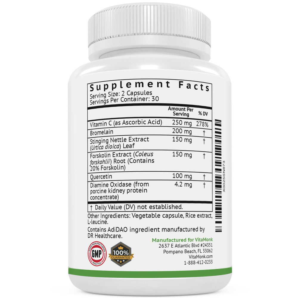 Digestive health concept with histamine icon