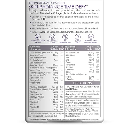 60-tablet pack option for Vitabiotics Perfectil Platinum.