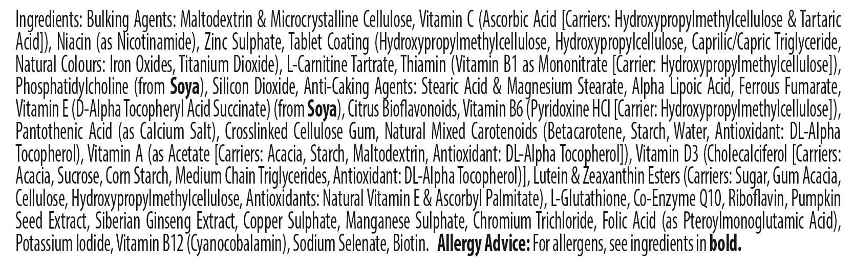 Immune support nutrients in Wellman 70+