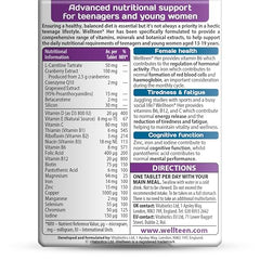 Close-up of Wellteen Her tablets for teens