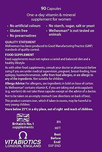 Wellwoman Original packaging - side view