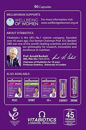 EAN 5021265223404 label on Wellwoman bottle