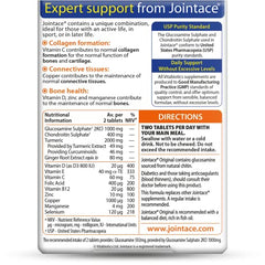 Close-up of Jointace label on bottle