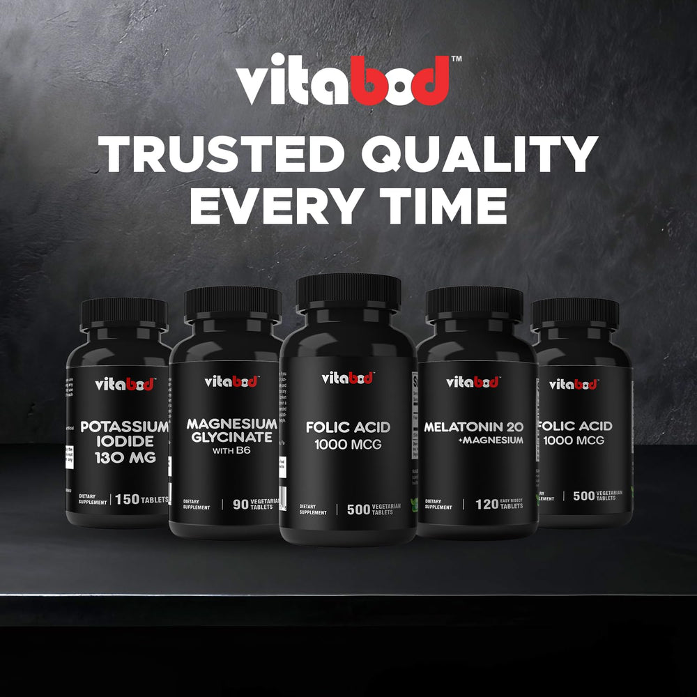 Non-GMO gluten-free folic acid tablets