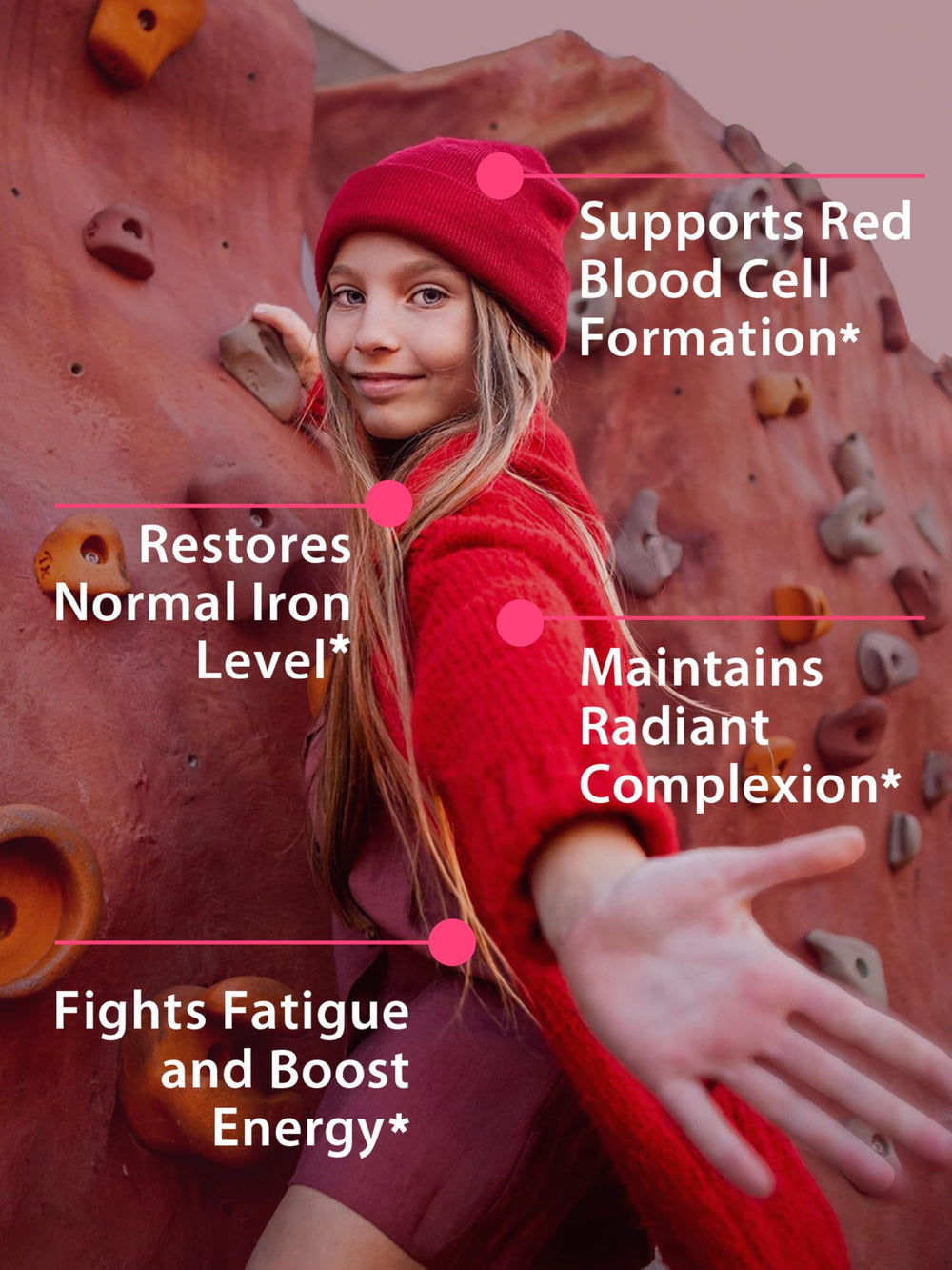 Ingredient panel showcasing Vitacook iron bisglycinate ingredients