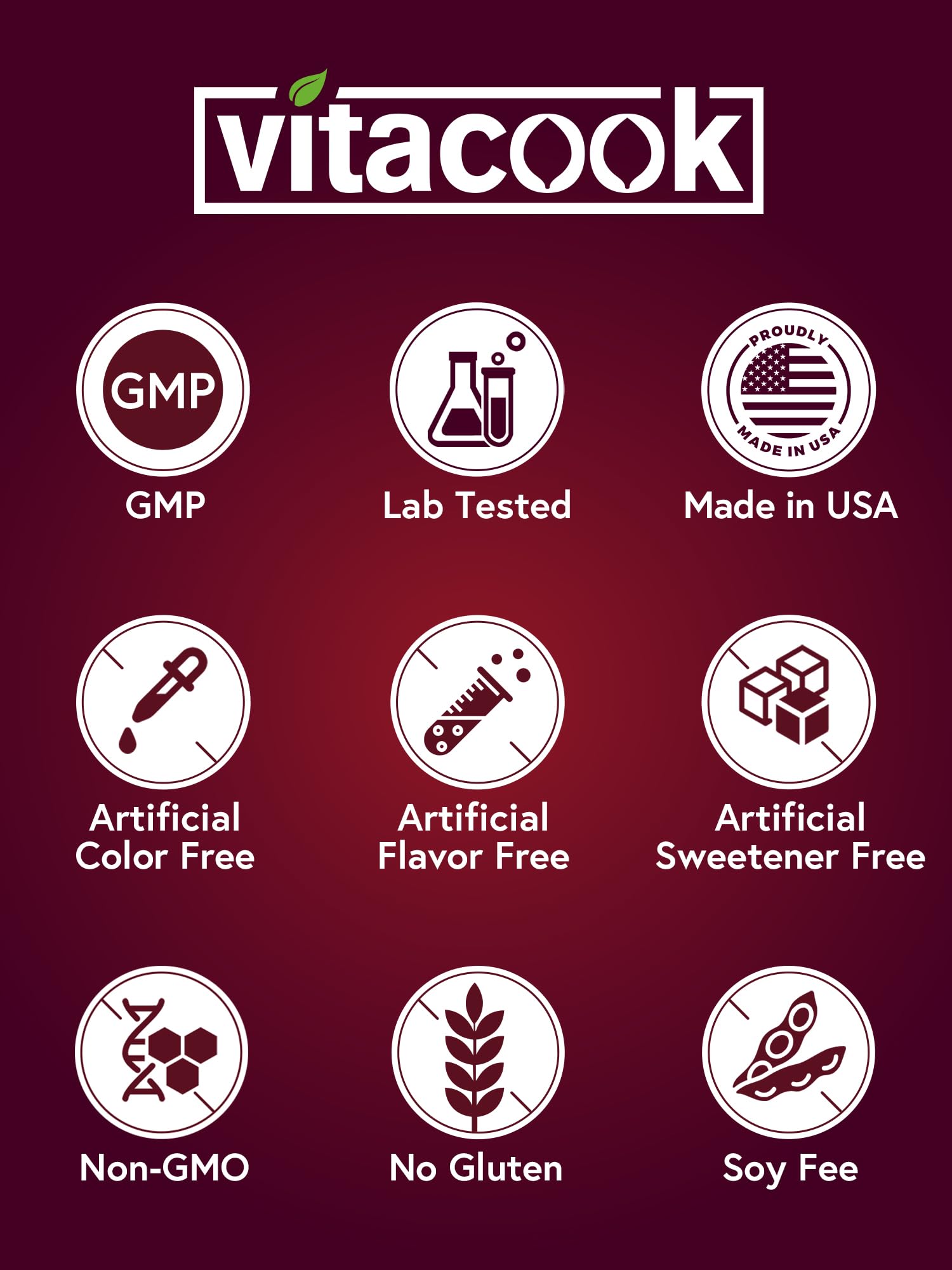 Made in USA GMP-certified facility logo