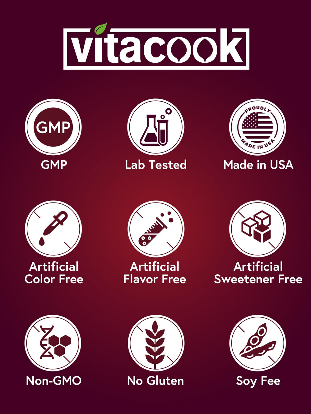 Made in USA GMP-certified facility logo