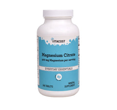 Vitacost Magnesium Citrate 400 mg - 240 tablets bottle