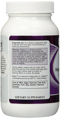 Close-up of Magtein magnesium L-threonate formula text on the bottle