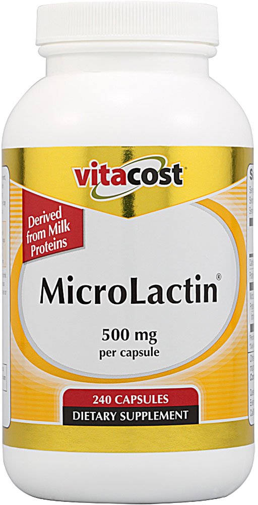 Vitacost MicroLactin - 240 Capsules bottle