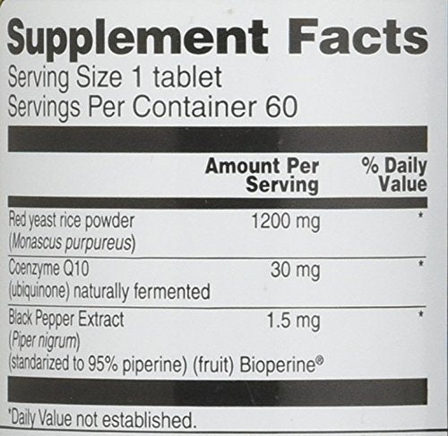 Bioperine black pepper extract enhances absorption illustration for Vitacost Red Yeast Rice with CoQ10.