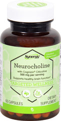 Bottle of Vitacost Synergy Neurocholine with Cognizin Citicoline 60 capsules