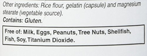 Supplement facts panel showing 15 mg zinc and 1 mg copper per capsule