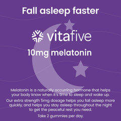 Graphic illustration of melatonin sleep aid gummies for adults