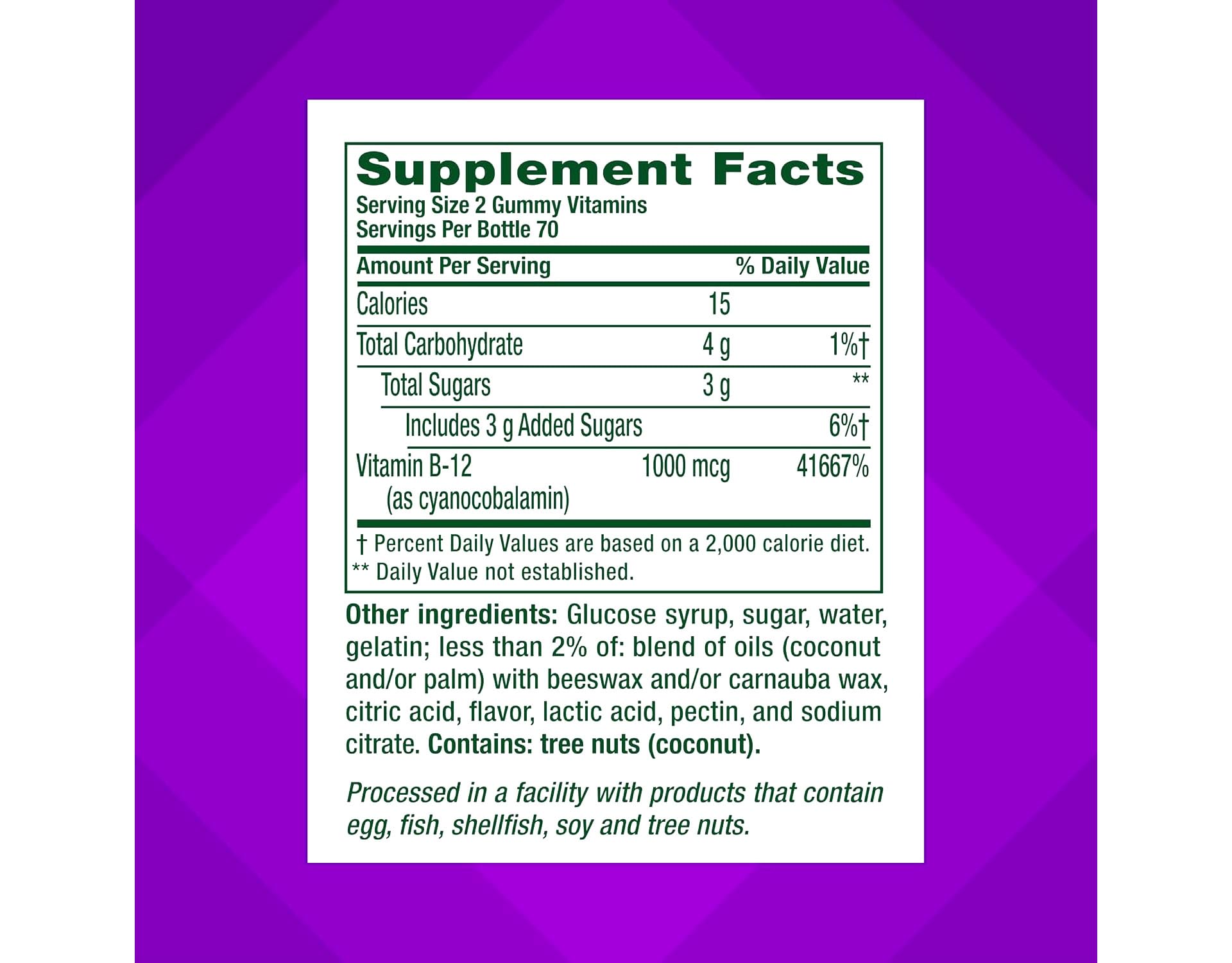 ChefsBest Excellence Award emblem on Vitafusion packaging