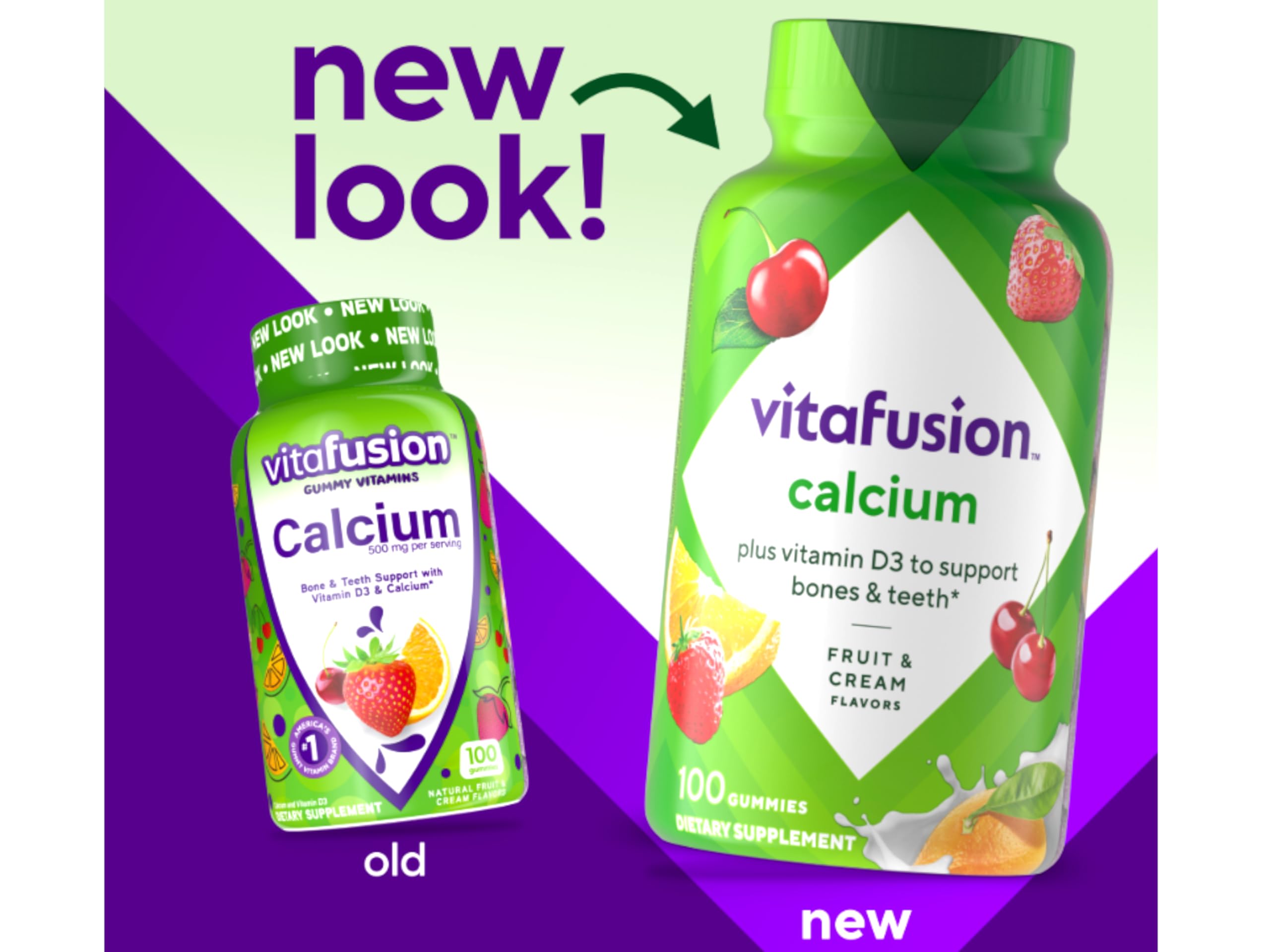 Packaging image for VitaFusion Calcium 500 mg Gummies
