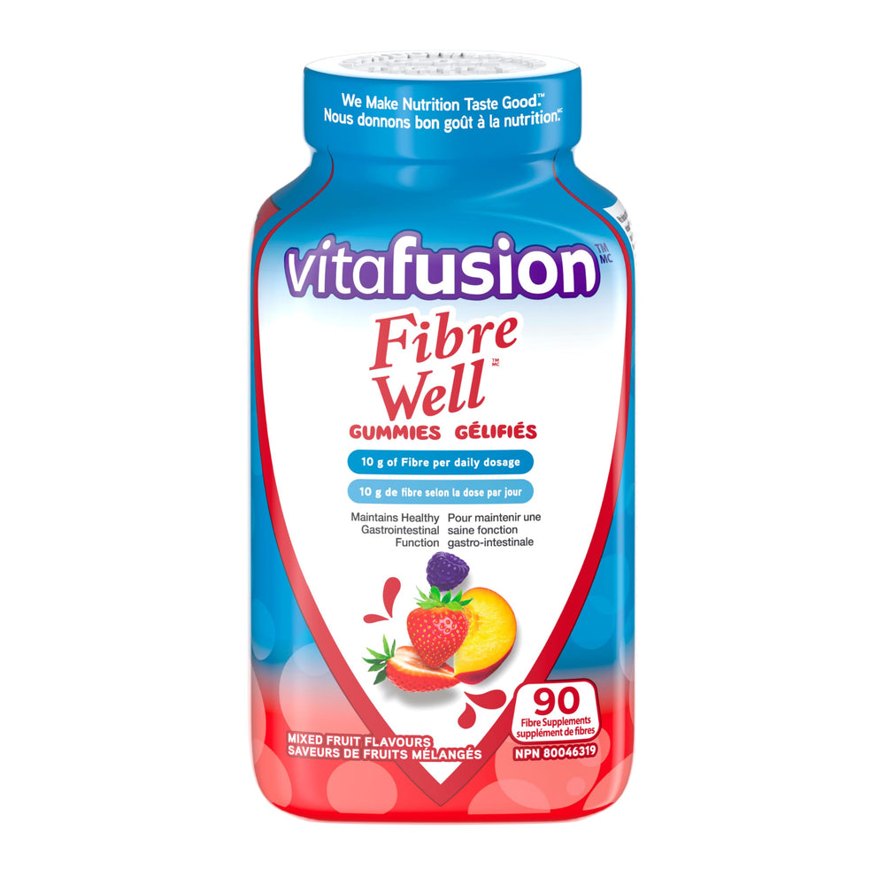 Vitafusion Fibre Well Gummies bottle front view