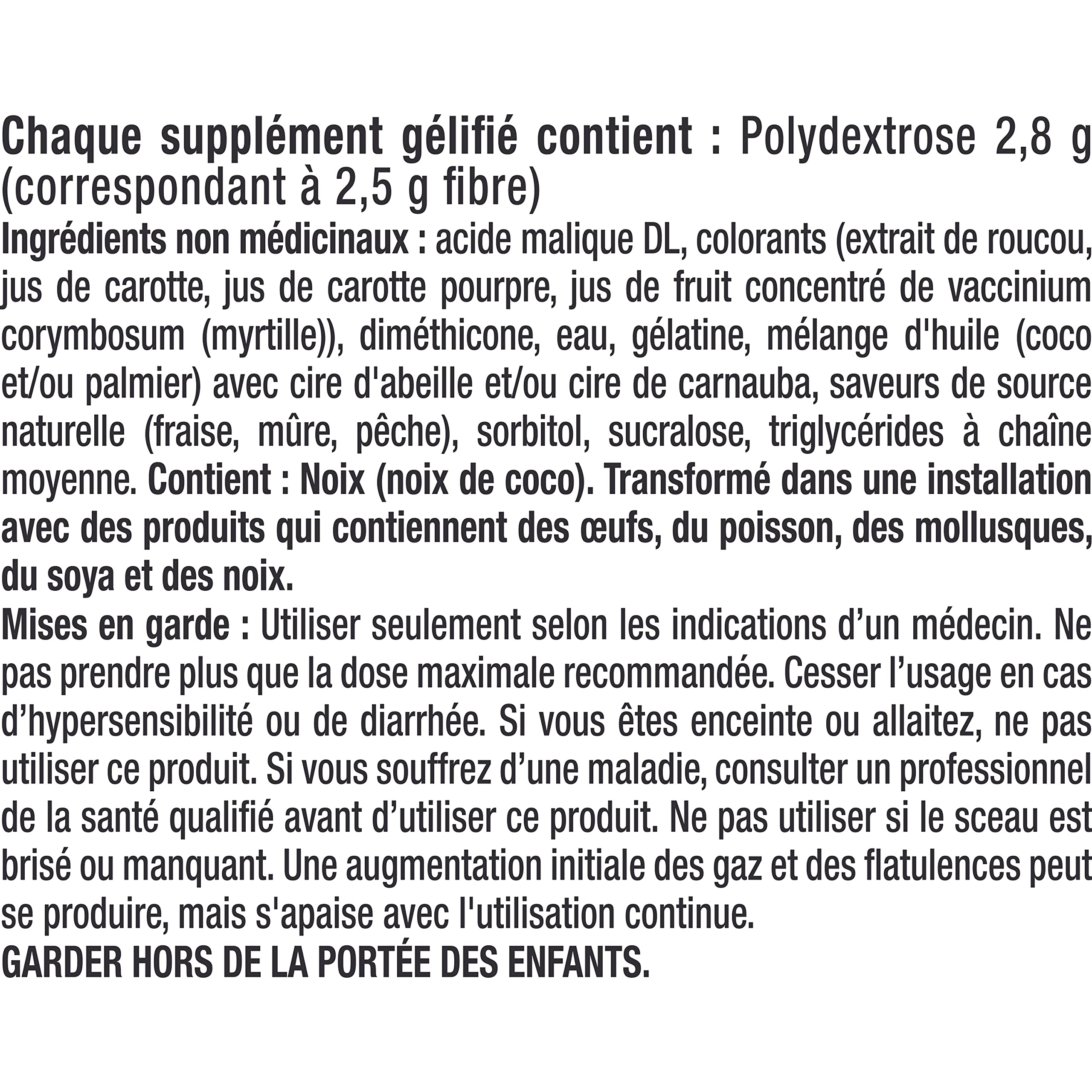 Vitafusion Fibre Well label and branding on bottle