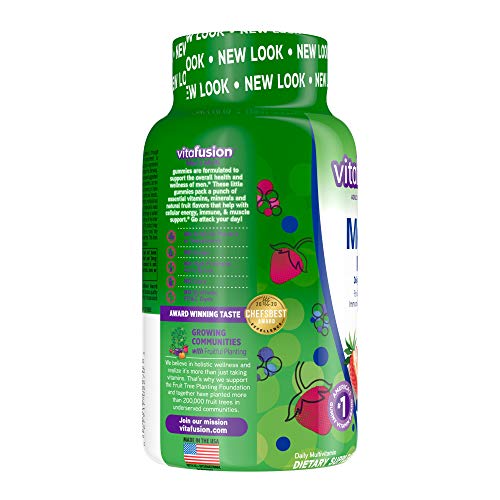 Lifestyle shot emphasizing men's wellness with gummies