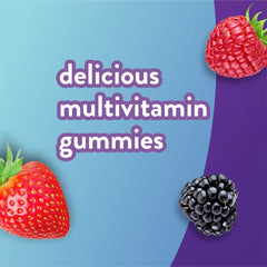 Two gummies on white background showing serving size