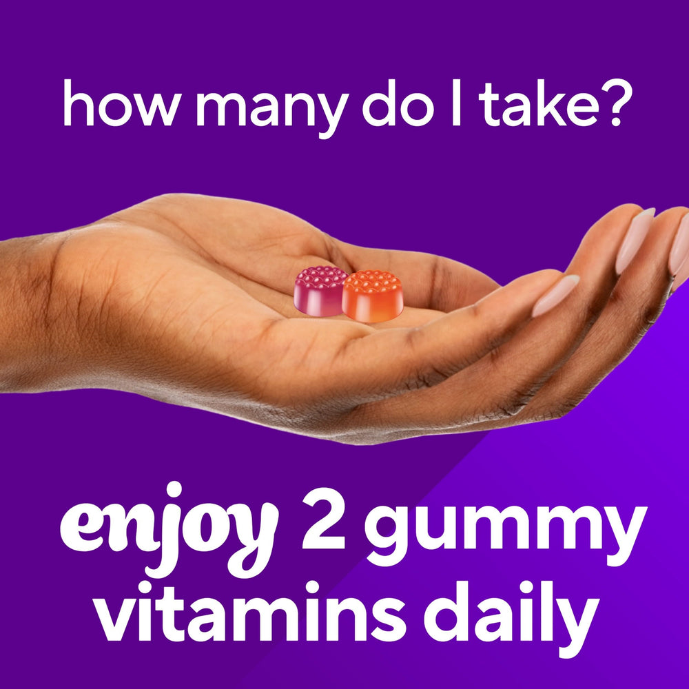 Gluten-free and dairy-free gummies from Vitafusion, clean ingredient profile.