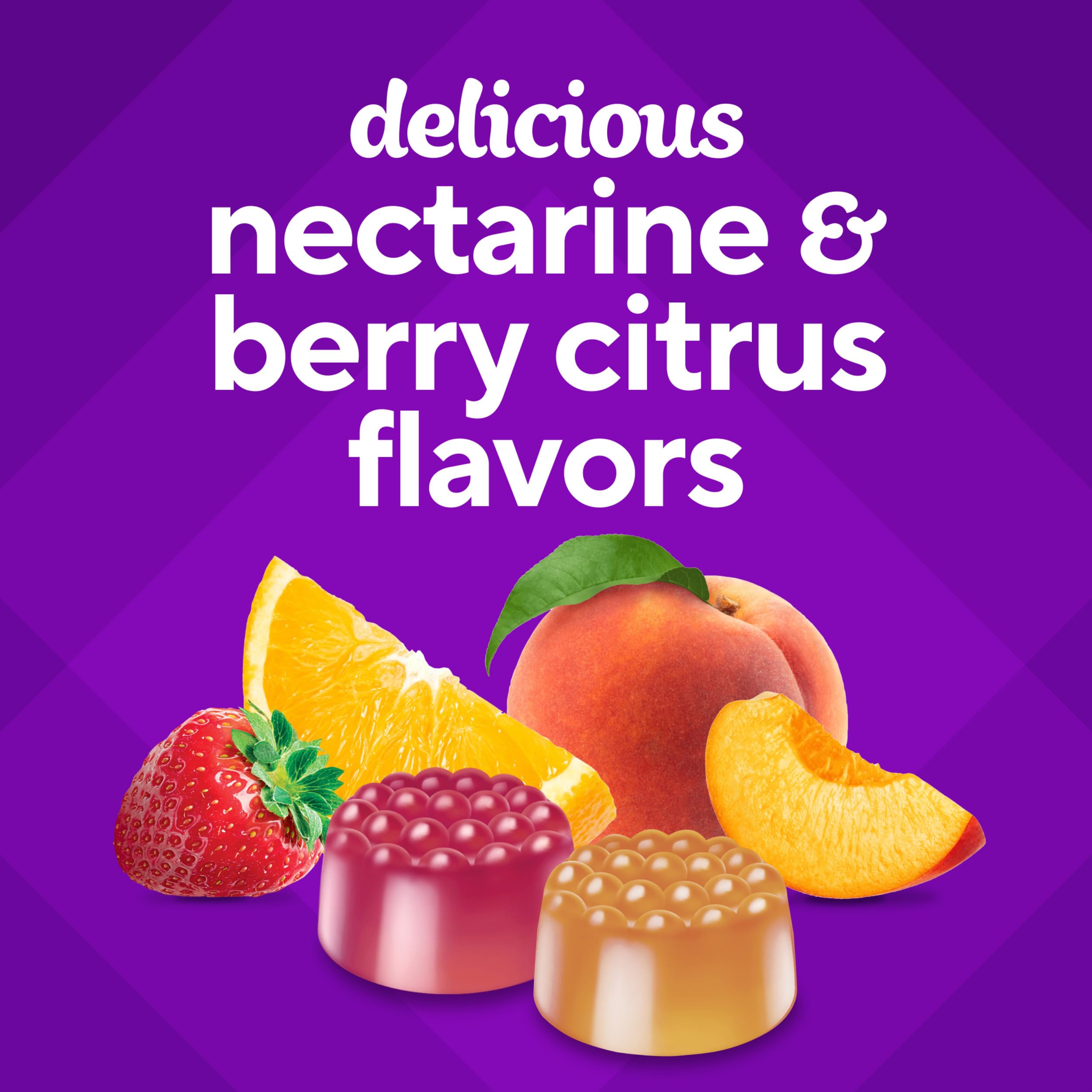 Gummies arranged showing color and texture