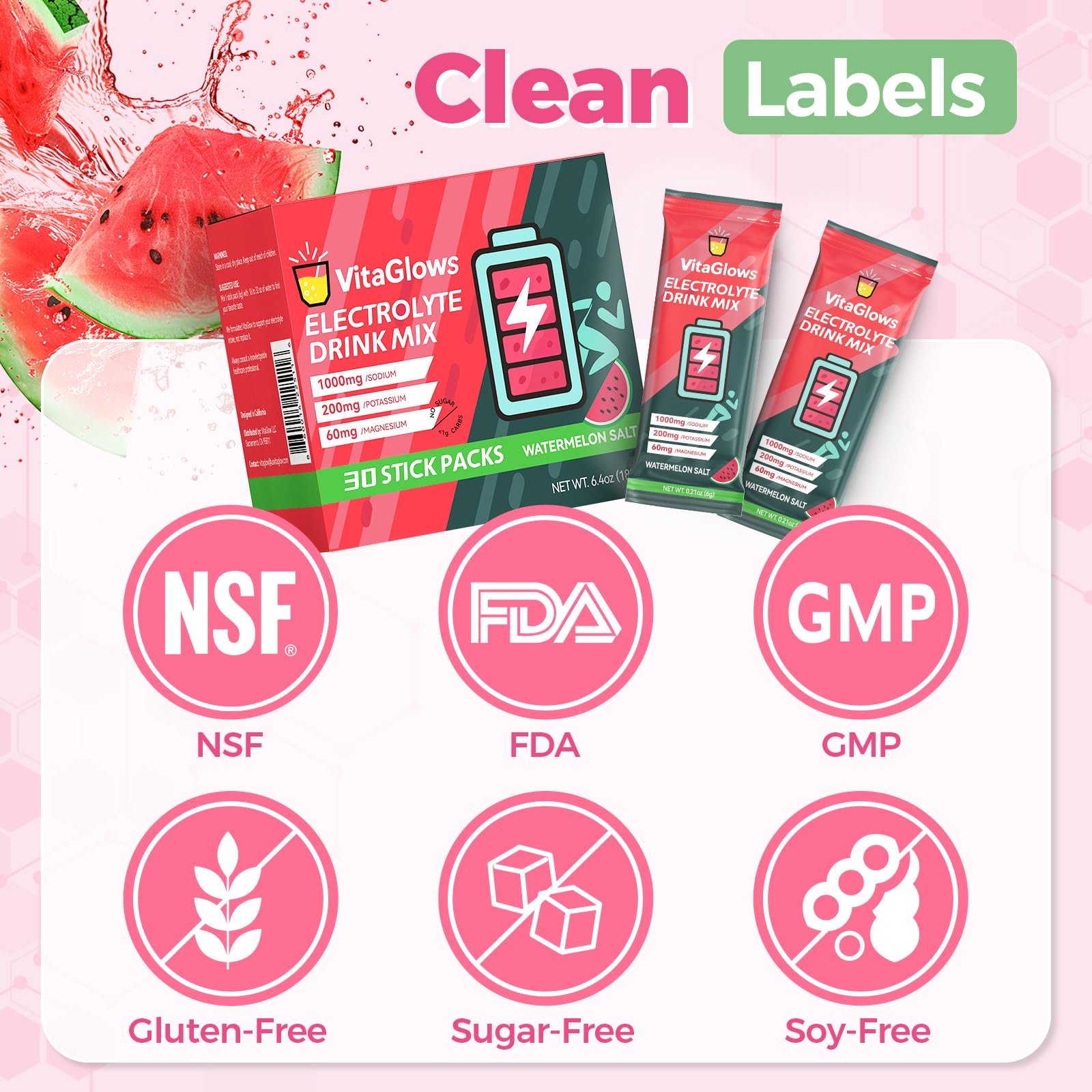 VitaGlows electrolyte powder athlete setup is ideal for runners and cyclists.