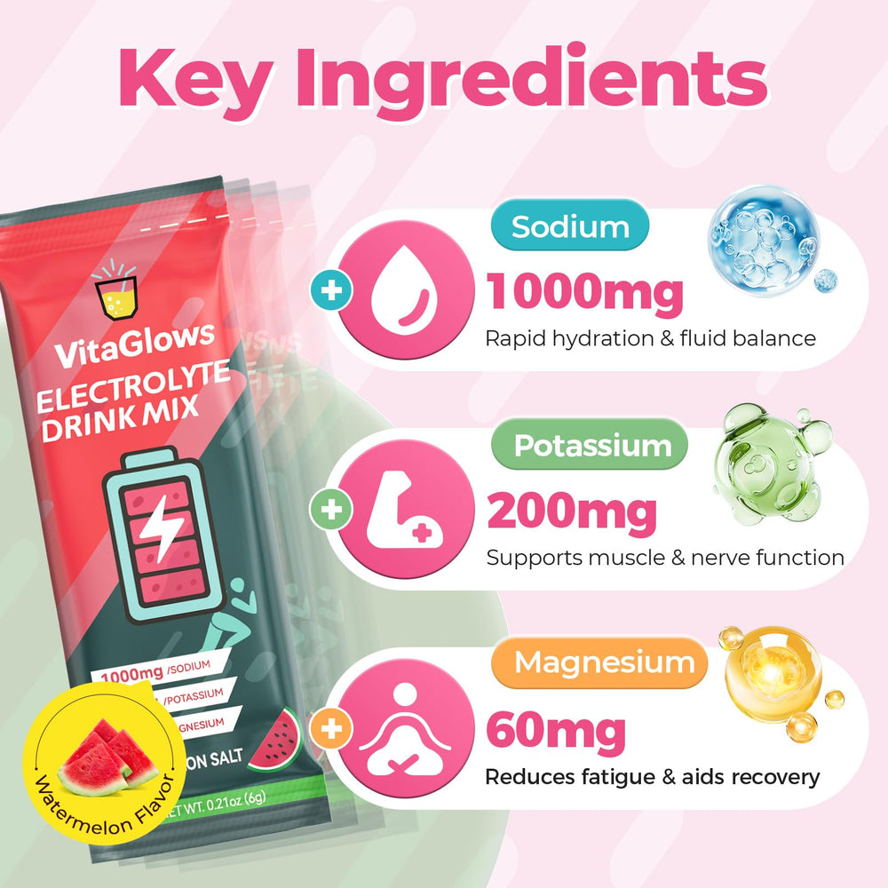 VitaGlows electrolyte powder dissolving in water for quick refueling during training.