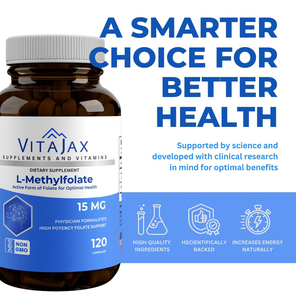 Methylation support and brain health concept