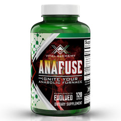 Vital Alchemy Anafuse Turkesterone bottle front showing workout support focus