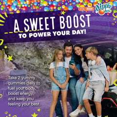 Gluten-free, dairy-free, egg-free iron gummy supplement