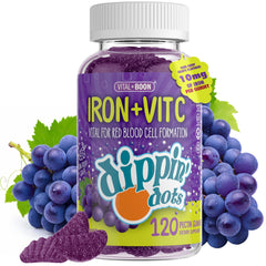 Iron gummies with Vitamin C and B12 – Vital+Boon (120 count)