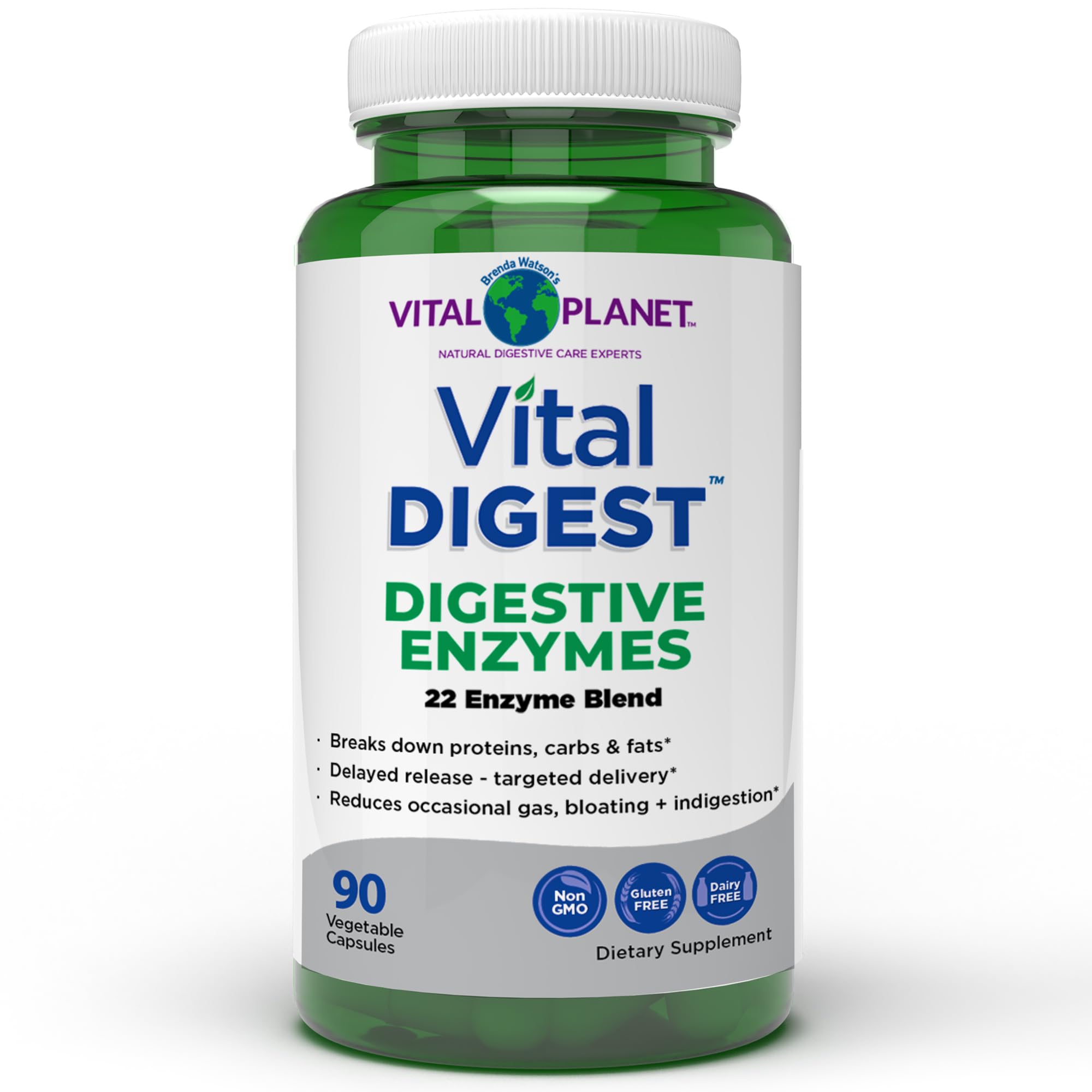 Vital Digest Ultra Max bottle with 90 capsules label